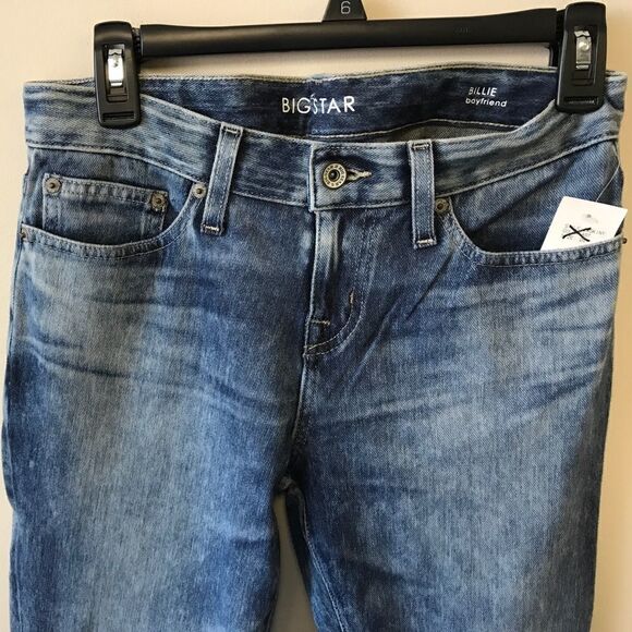 NWT Big Star Billie Boyfriend Jeans - Blue - 25 - Picture 2 of 4
